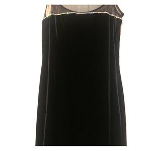 Juniors  velour dress